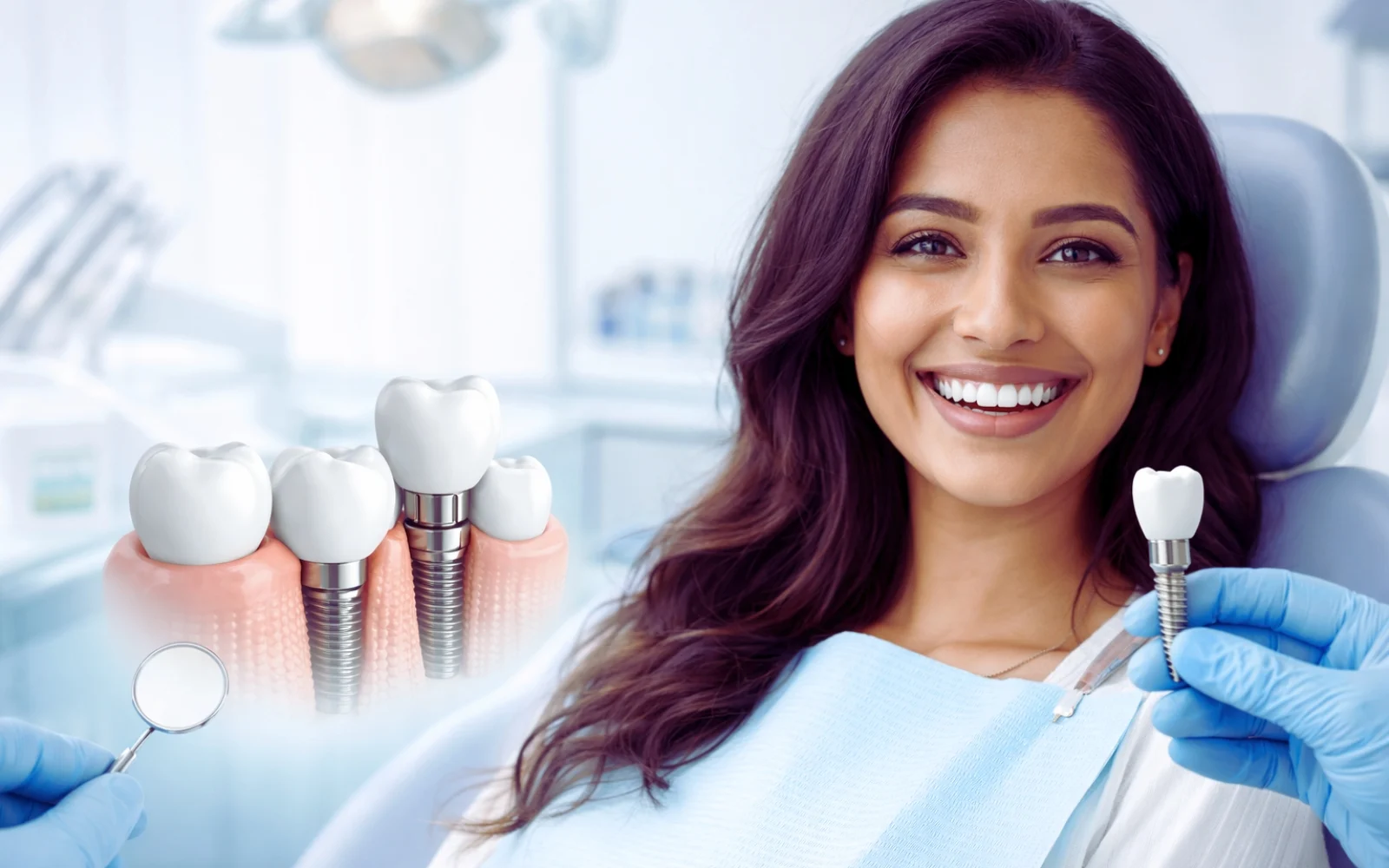 Beautiful smile after dental treatment at HaiDent